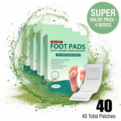 Body Detox Foot Patches (Pack of 40) BUY 1 GET 1 FREE